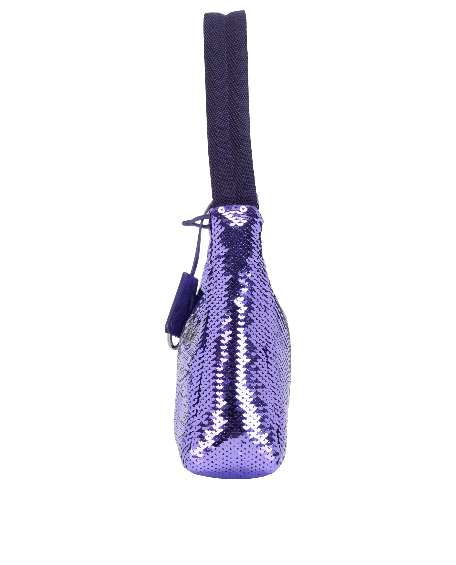 Sequined Re-Edition 2000, &pound;750, Handbags, Purple, Nylon, Bottom view